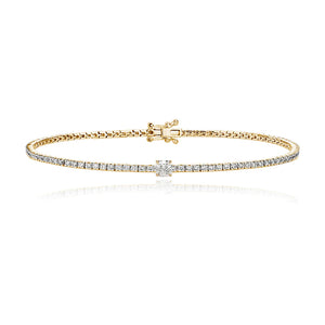 Solitaire Diamond Tennis Bracelet