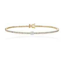 Load image into Gallery viewer, Solitaire Diamond Tennis Bracelet
