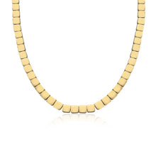 Load image into Gallery viewer, Large Golden Square Necklace
