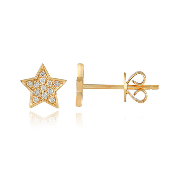 Pave deals star earrings