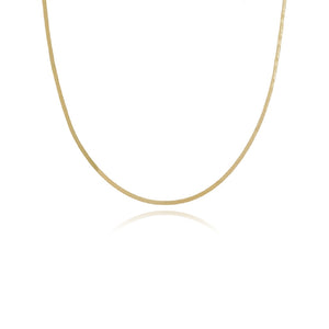Thin Herringbone Necklace