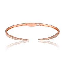 Load image into Gallery viewer, Thin Pave Claw Bangle
