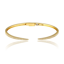 Load image into Gallery viewer, Thin Pave Claw Bangle
