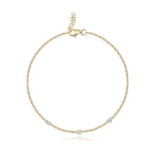 Load image into Gallery viewer, Multi-shape Diamonds Solitaire Bracelet
