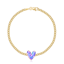Load image into Gallery viewer, Tie Dye Heart Bracelet
