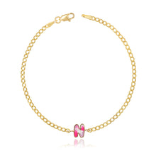 Load image into Gallery viewer, Tie Dye Cuban Initial Bracelet
