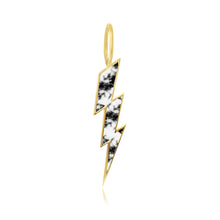 Load image into Gallery viewer, Tie Dye Lightning Bolt Charm
