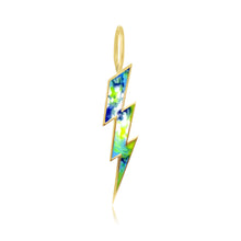 Load image into Gallery viewer, Tie Dye Lightning Bolt Charm
