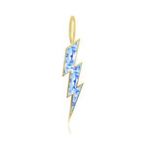Tie Dye Lightning Bolt Charm
