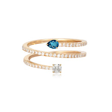 Load image into Gallery viewer, Triple Pave Wrap  Ring
