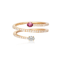 Load image into Gallery viewer, Triple Pave Wrap  Ring

