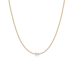 Two Diamonds Necklace