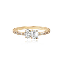Load image into Gallery viewer, Two-Diamond Pave Eternity Ring
