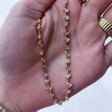 Load image into Gallery viewer, Multi Shape White Sapphire Necklace
