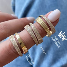 Load image into Gallery viewer, Thick Pave Cutout Ring
