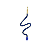 Load image into Gallery viewer, Wiggly Enamel Gemstone Charm
