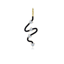 Load image into Gallery viewer, Wiggly Enamel Multi Diamonds Charm
