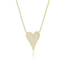 Load image into Gallery viewer, XL Diamond Heart Necklace
