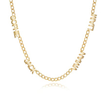 Load image into Gallery viewer, Multiple Gold Names Cuban Necklace
