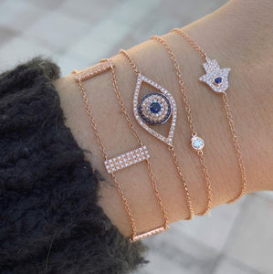 Bezel Diamond Bracelet