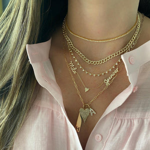 Cutout Initial Plate Charm