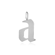 Load image into Gallery viewer, Large Gold Gothic Initial Charm
