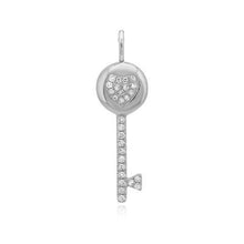 Load image into Gallery viewer, Heart Key Charm
