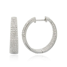 Load image into Gallery viewer, Jumbo Pave Hoops
