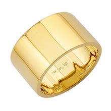 Load image into Gallery viewer, Gold Cigar Band Ring
