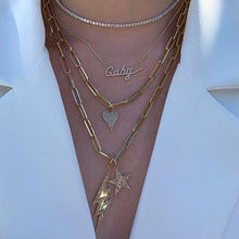 Load image into Gallery viewer, XL Paperclip Necklace
