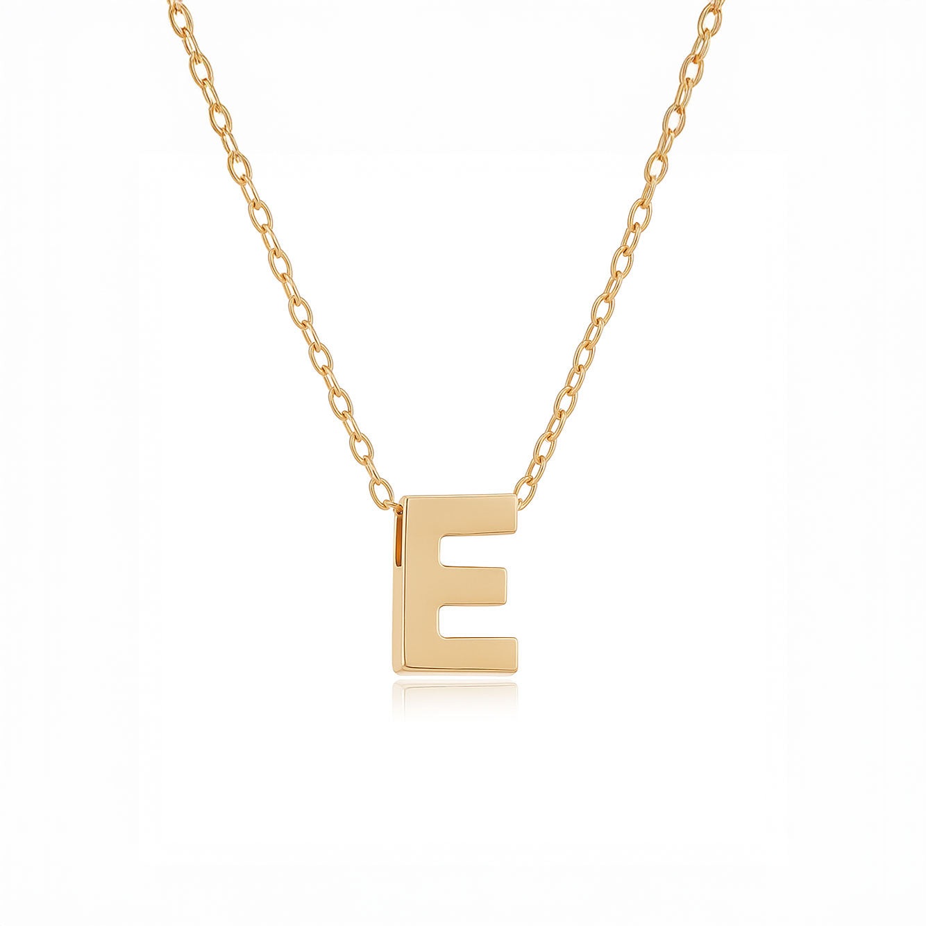 Multiple Block Initials Necklace