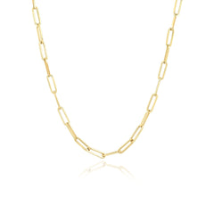 Medium Paperclip Chain, delicate everyday essential for fine minimalist jewelry lovers