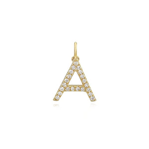 Mini Initial Pave Charm