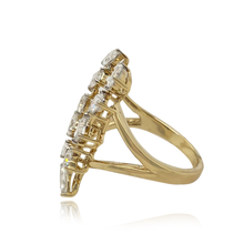 Load image into Gallery viewer, Multi Shape Diamond Open Ring
