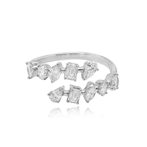 Multi Shape Swirl Ring