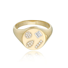 Load image into Gallery viewer, Multi Shape Signet Pinky Ring
