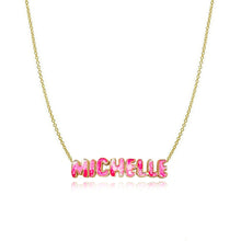 Load image into Gallery viewer, Tie Dye Name Necklace
