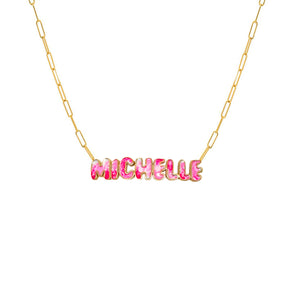 Tie Dye Name Necklace