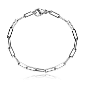 Large Paperclip Anklet