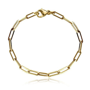 Large Paperclip Anklet