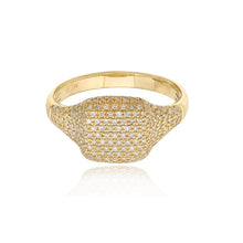 Load image into Gallery viewer, Pave Signet Ring
