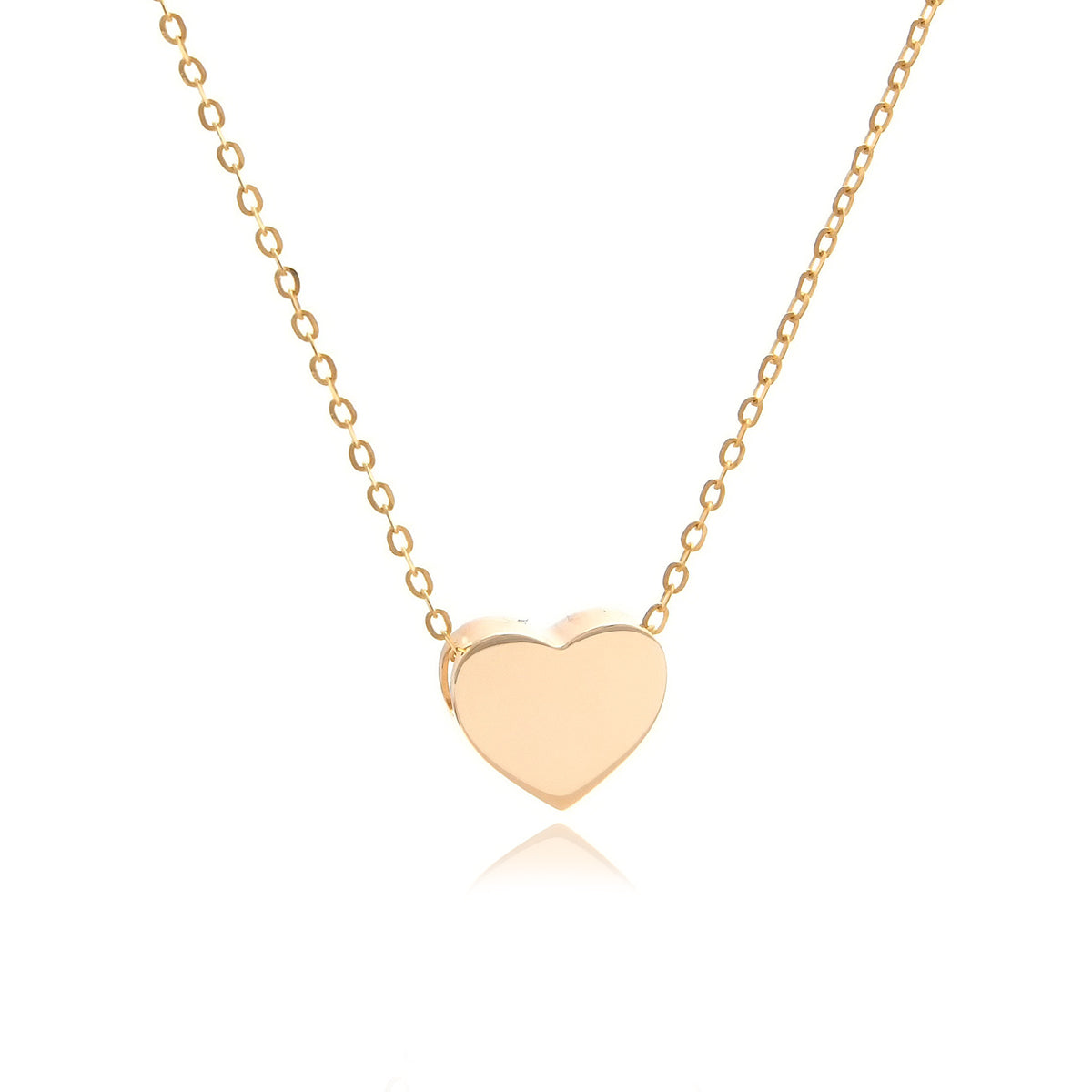 Block Heart Necklace