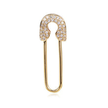 Load image into Gallery viewer, Pave Safety Pin Charm
